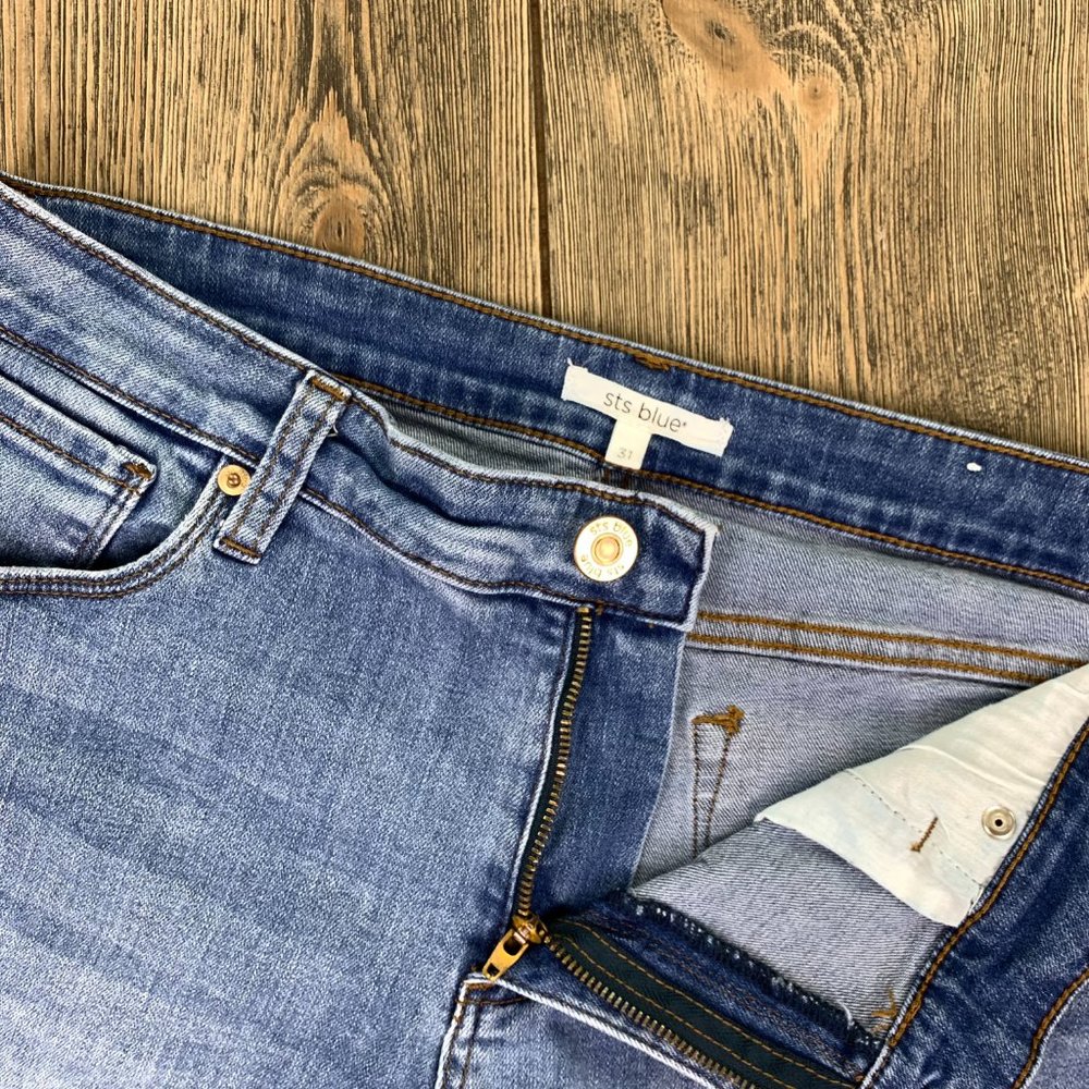 SOLD! STS Blue Becca Bermuda Denim Cutoff Shorts - Picture 6 of 12